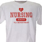 Nursing TLC Personalized Nurse T-Shirt